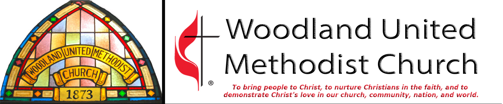 Woodland United Methodist Church Banner
