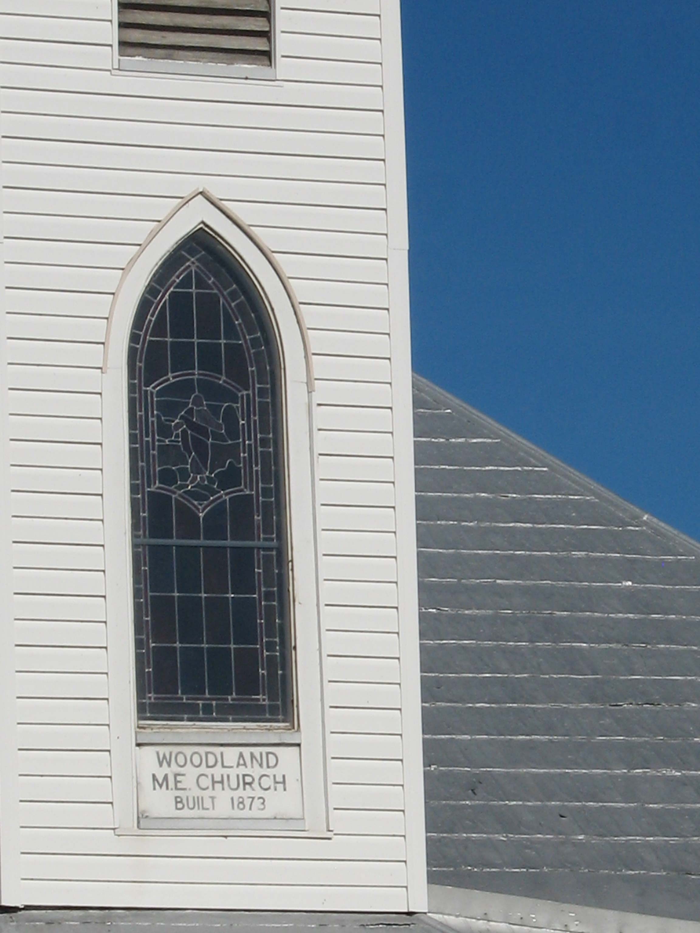 Woodland United Methodist Church tower